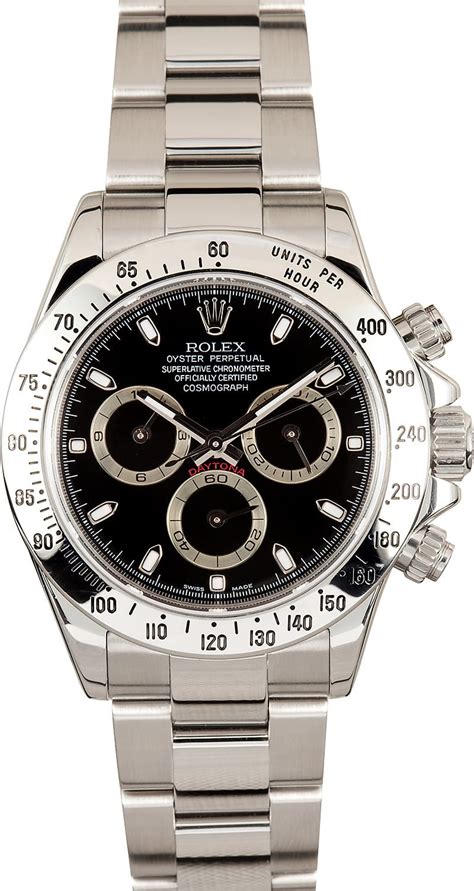 rolex daytona black face stainless steel|rolex daytona stainless steel sale.